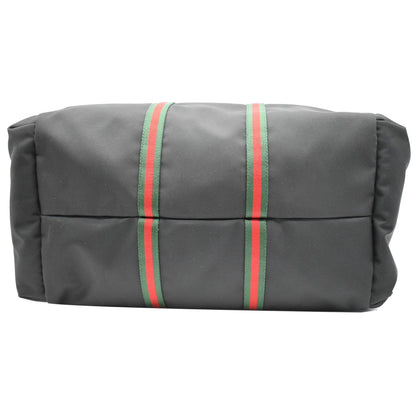 GUCCI Techno Canvas Duffle Travel Bag Black 450983