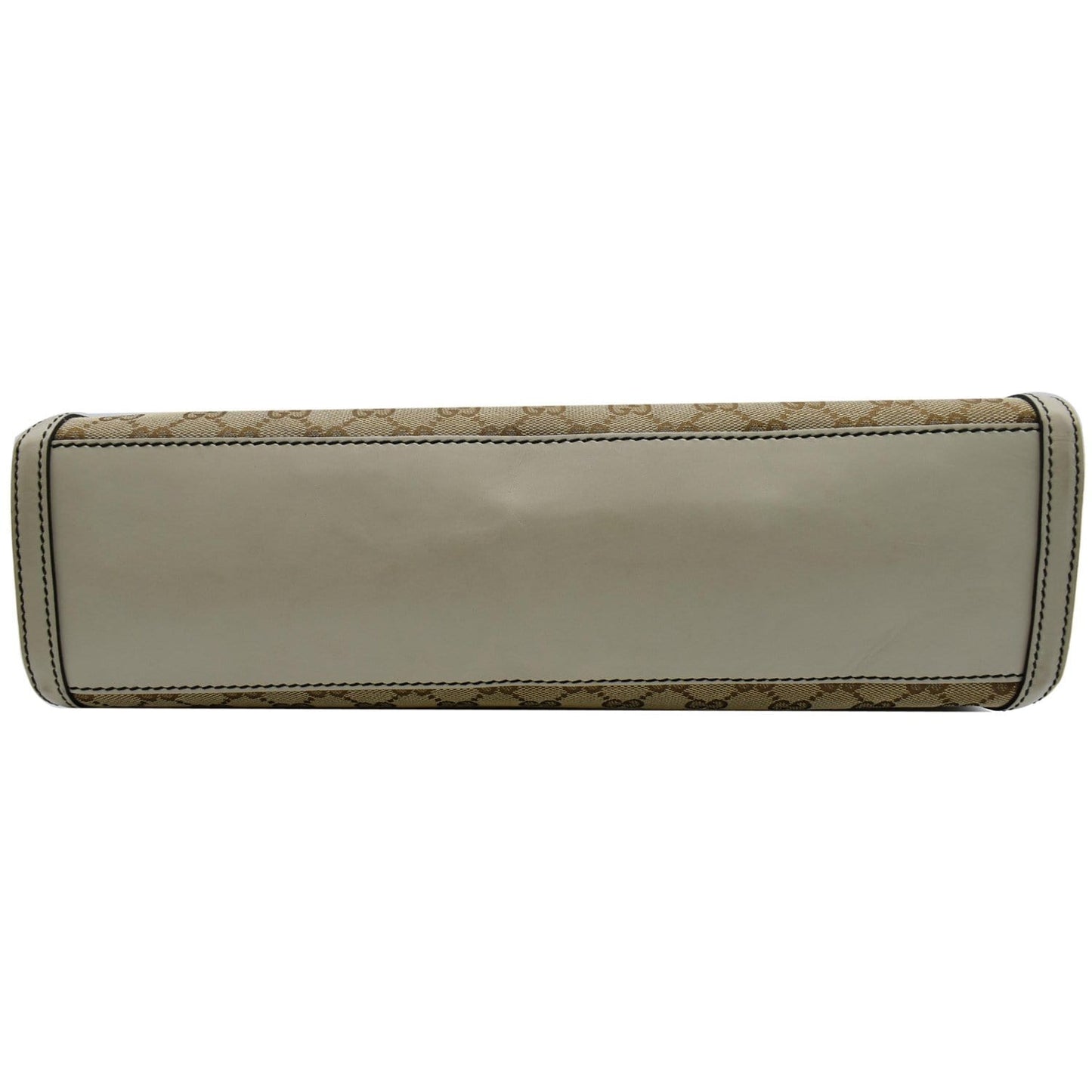 GUCCI Emily Large Guccissima Chain Shoulder Bag Beige 295403