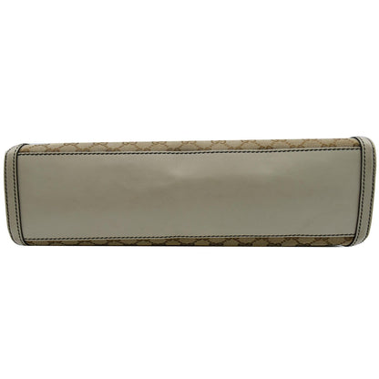 GUCCI Emily Large Guccissima Chain Shoulder Bag Beige 295403