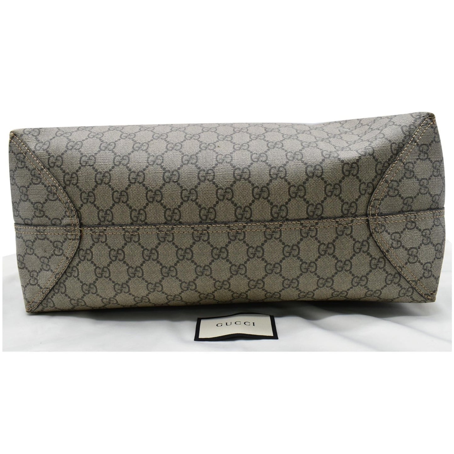 GUCCI Ophidia Large GG Supreme Coated Canvas Tote Bag Beige 547974