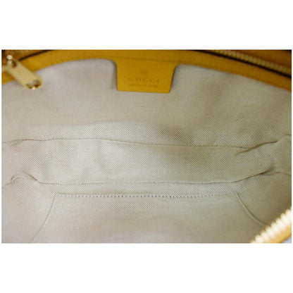 GUCCI Ophidia Flora GG Supreme Canvas Belt Messenger Bag Beige 574796