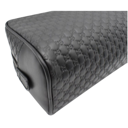 GUCCI GG Microguccissima Leather Toiletry Case Black 419775 - 10% OFF