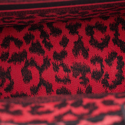 Christian Dior Book Tote Fuchsia Leopard Canvas