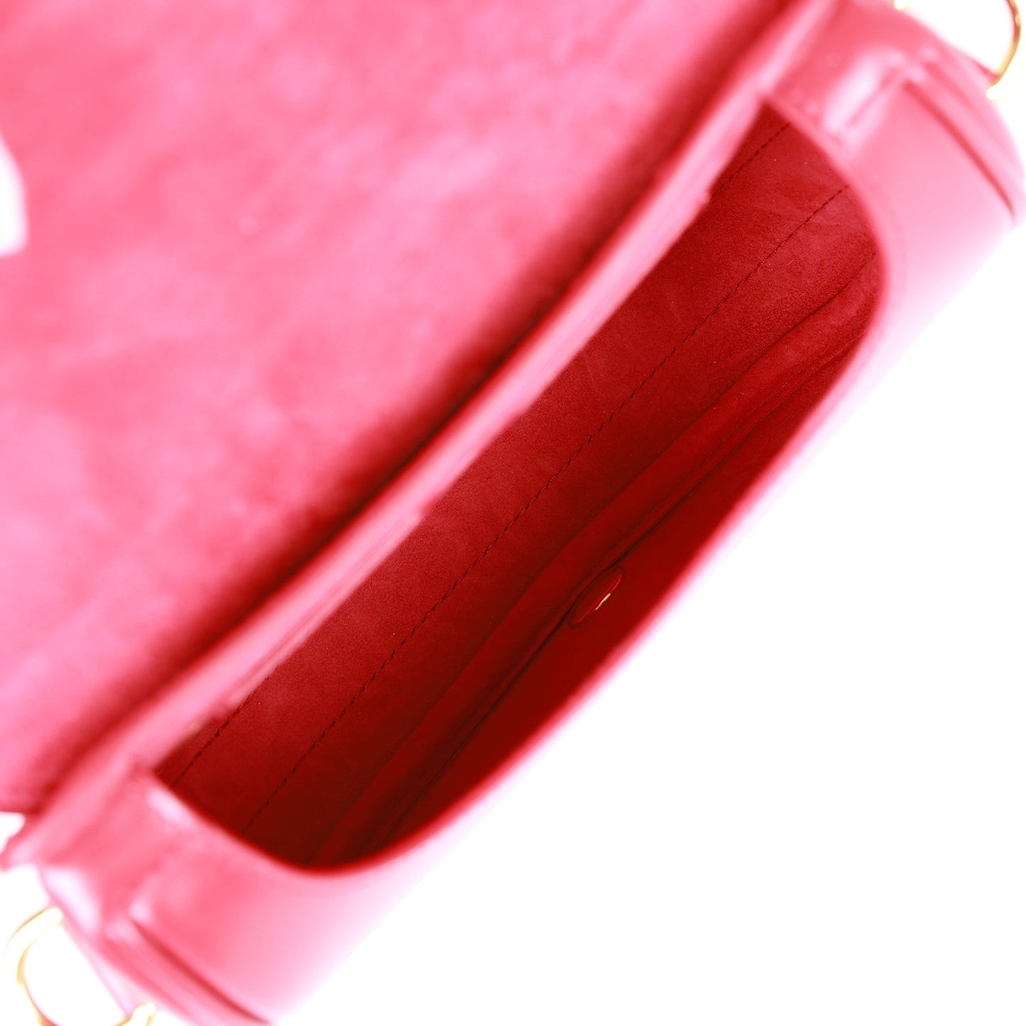 Christian Dior Poppy Red Calfskin Small Bobby Bag Gold Hardware