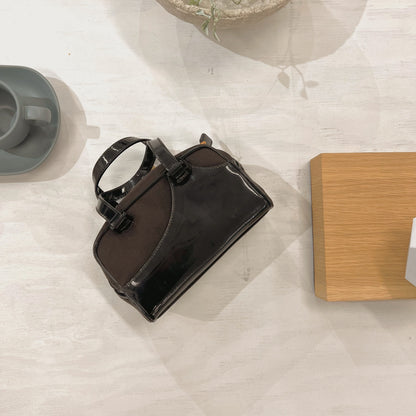 Christian Dior mini brown canvas handbag