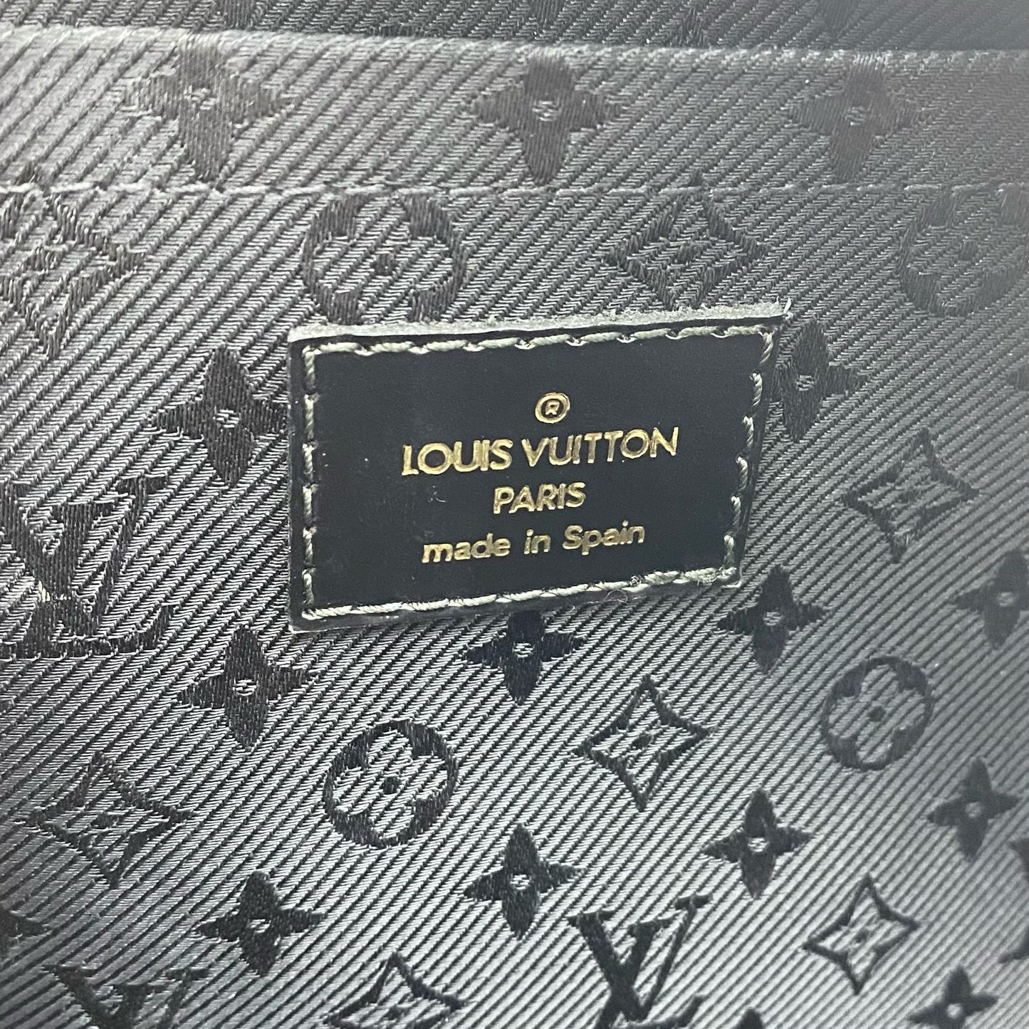 Louis Vuitton Havane brown suede stamped trunk PM Boston speedy