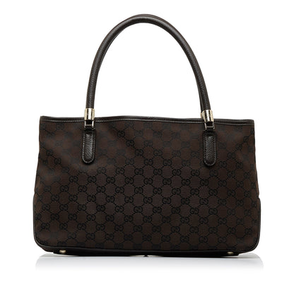 Brown Gucci GG Canvas Tote