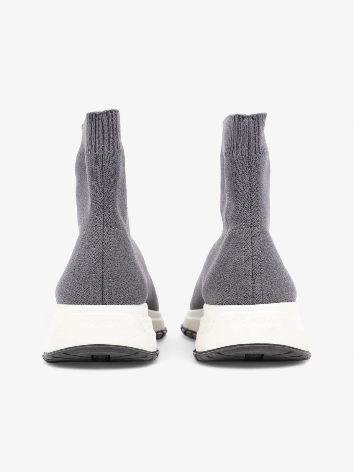 Prada Knit Sneakers Grey Cotton EU 38 UK 5