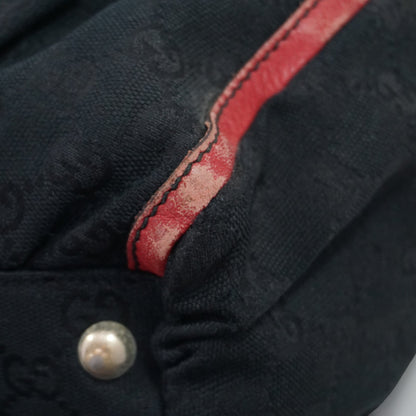 Gucci Sort og Rød Skuldertaske