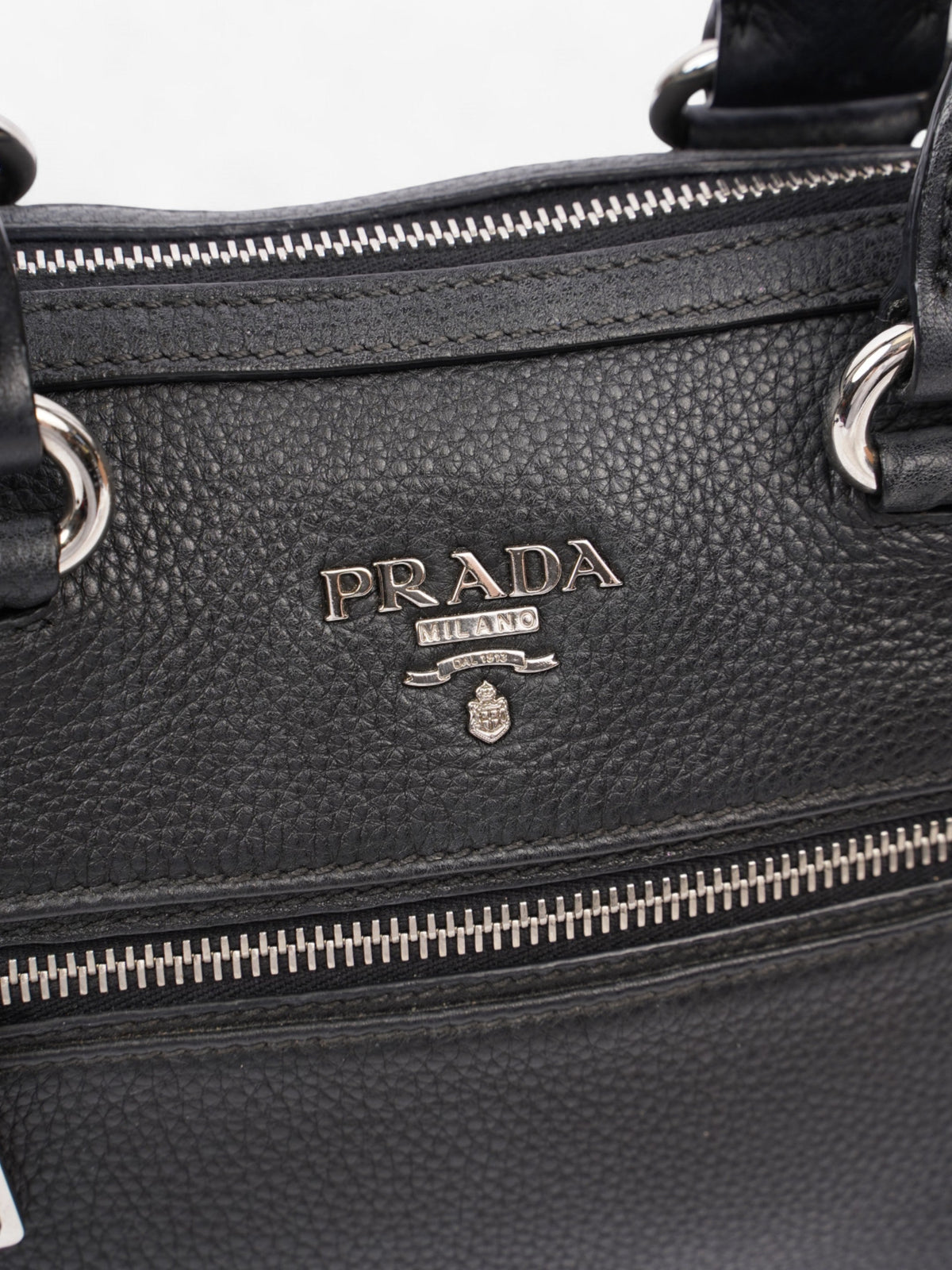 Prada Tote Black Leather
