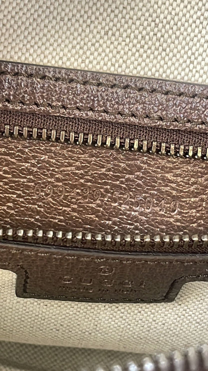 GUCCI Ophidia GG Supreme Canvas Crossbody Bag Beige 699439