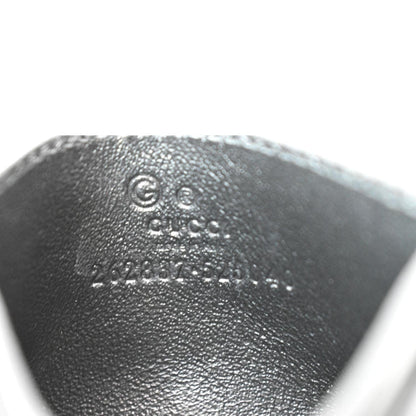 GUCCI Microguccissima Monogram Leather Card Case Black 262837