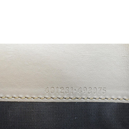GUCCI Dionysus GG Supreme Crossbody Chain Wallet Beige 401231