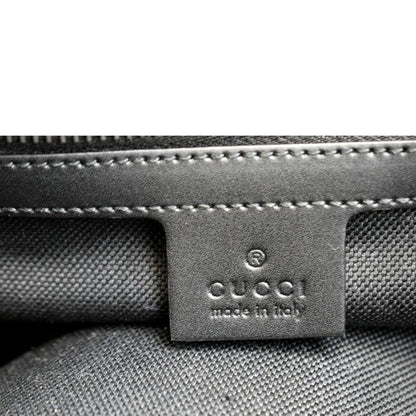 GUCCI Carry-on GG Supreme Canvas Duffle Bag Black 474131