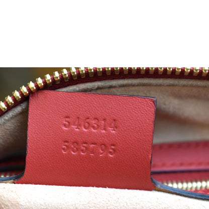 GUCCI Floral Blooms Small GG Supreme Monogram Boston Bag 546314
