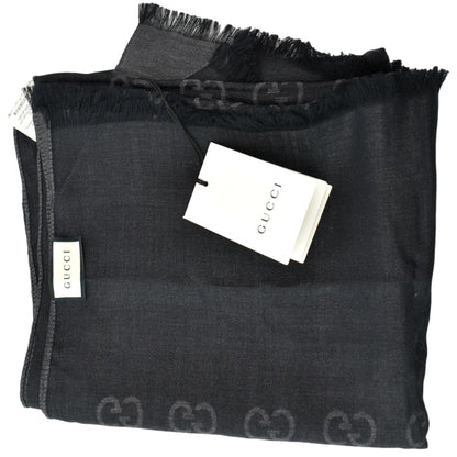 GUCCI GG Printed Scarf Black