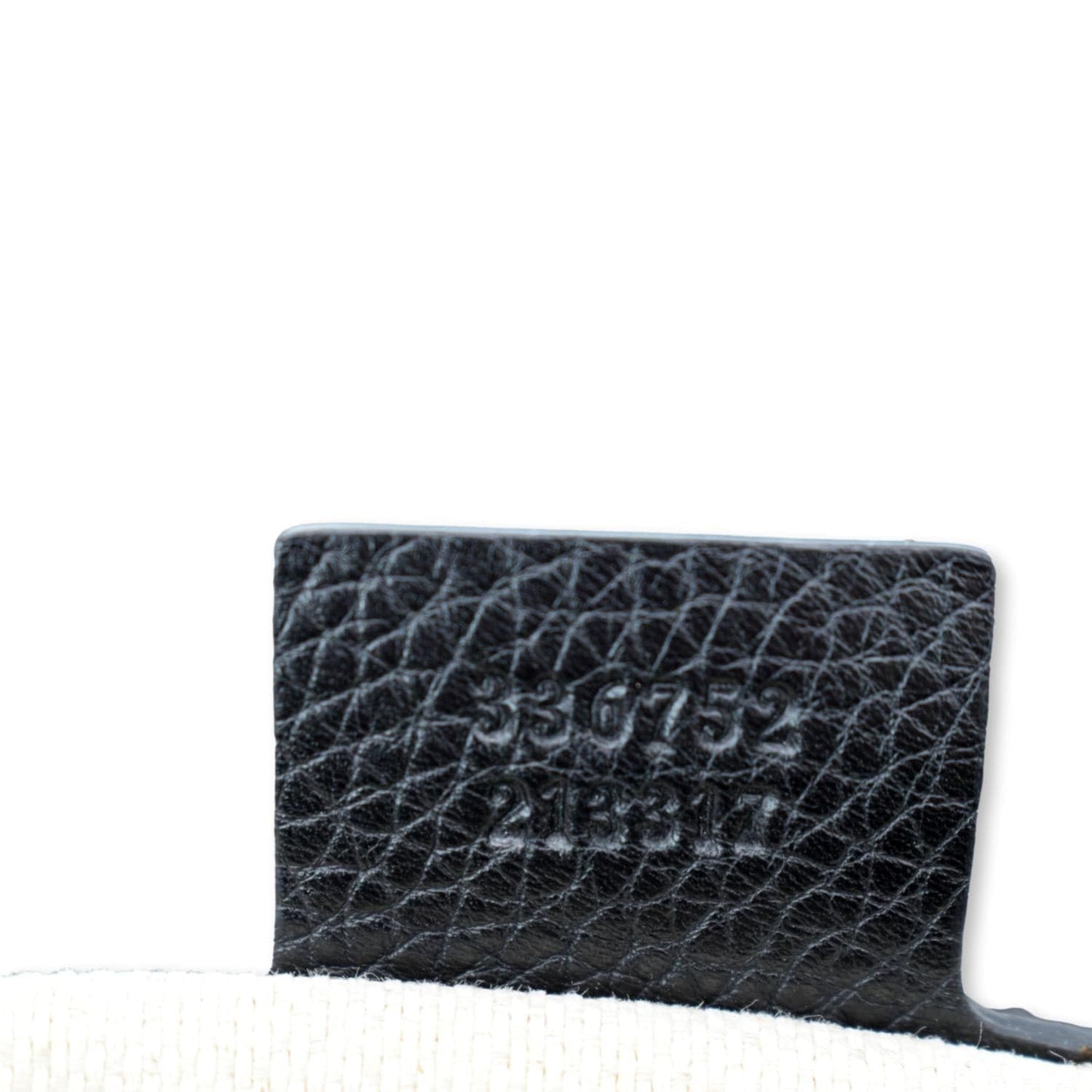 GUCCI GG Soho Tassel Chain Leather Crossbody Bag Beige Black