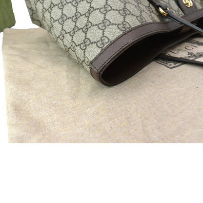 GUCCI Ophidia Medium GG Supreme Canvas Tote Bag Beige 631685