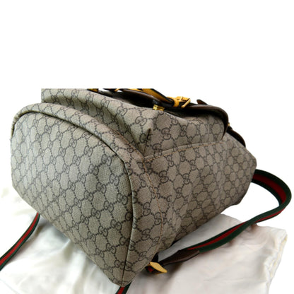 GUCCI Soft GG Supreme Canvas Backpack Bag Beige 473869
