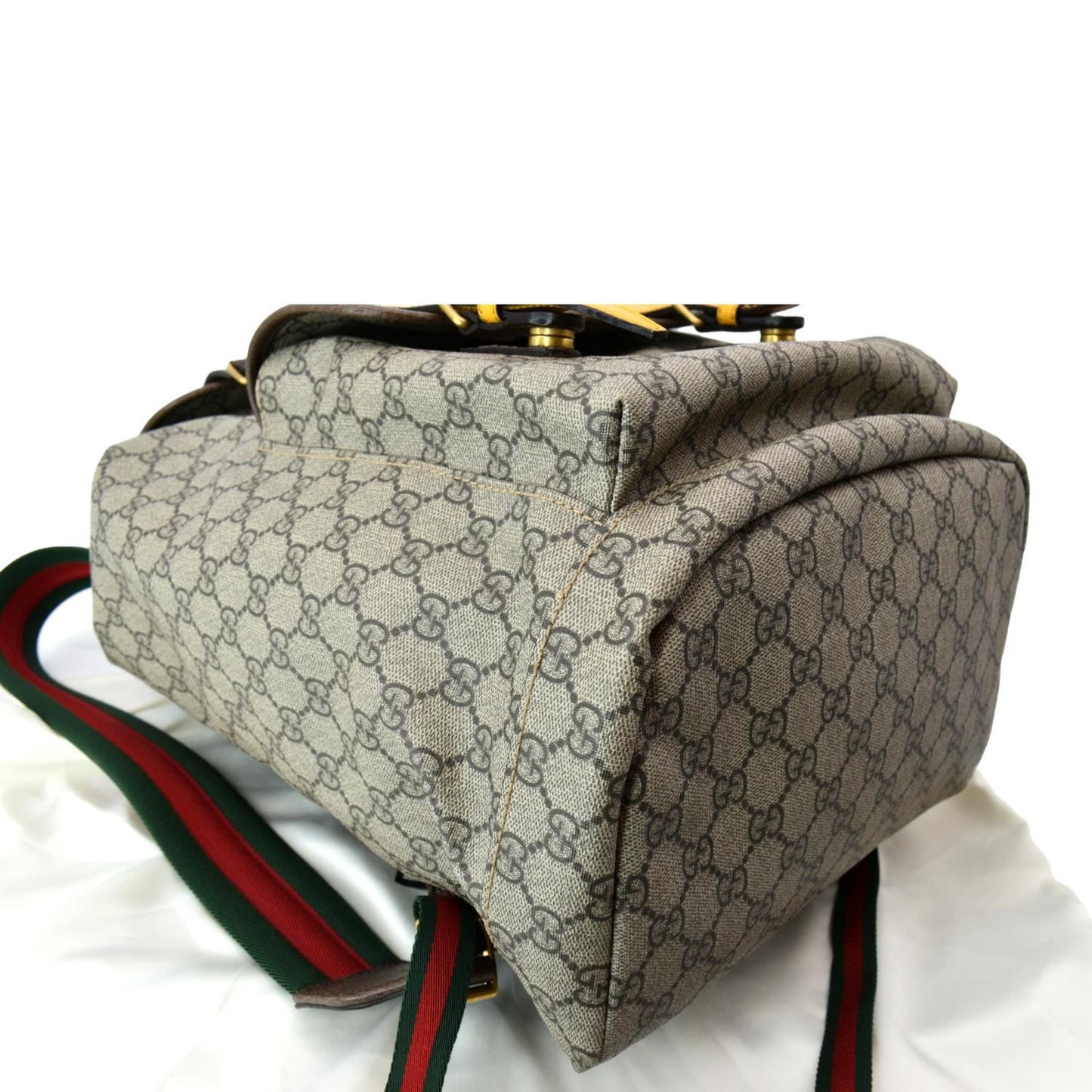 GUCCI Soft GG Supreme Canvas Backpack Bag Beige 473869