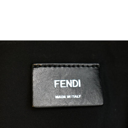 FENDI Monster Eyes Large Nylon Backpack Bag Black