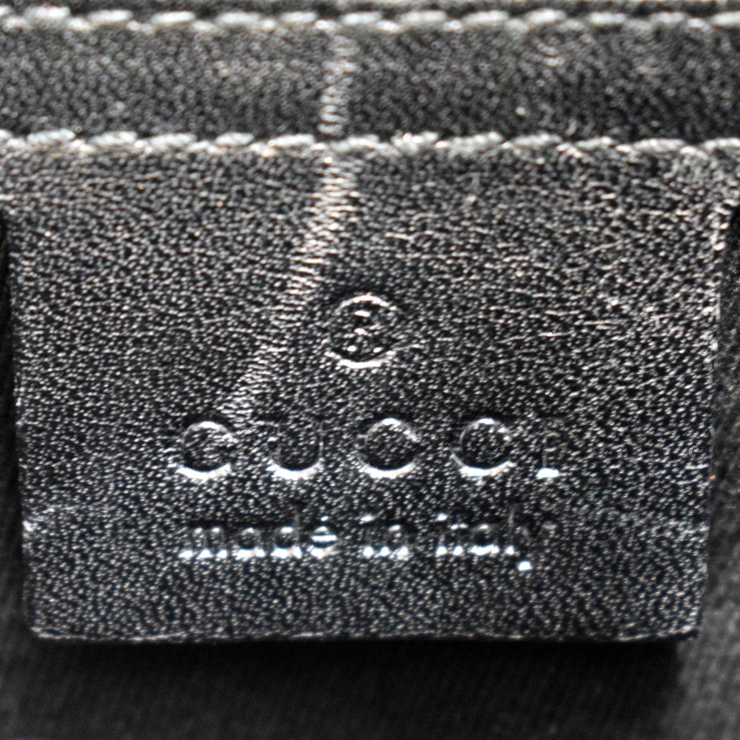 GUCCI GG Monogram Piston Tote Bag Black 110291