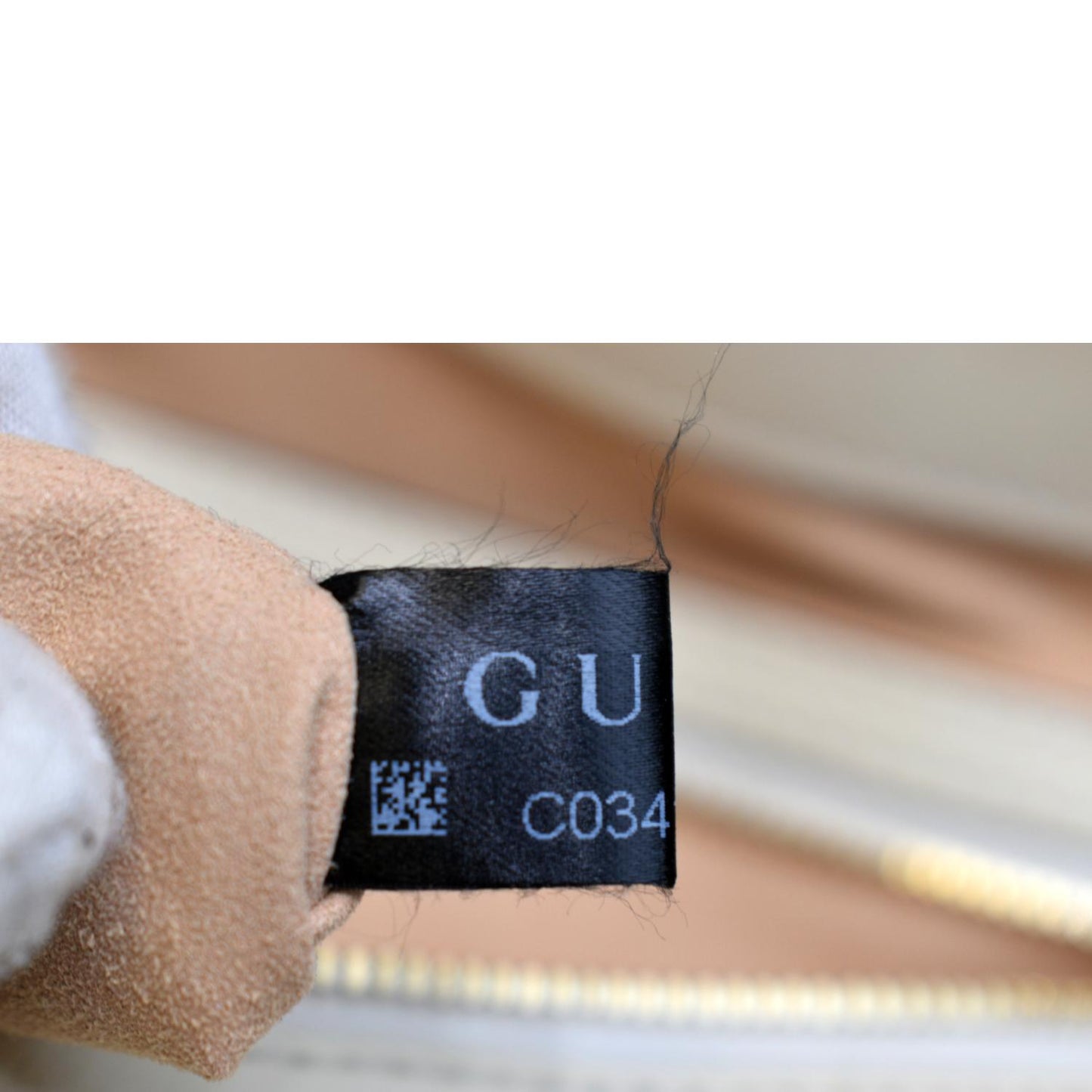 GUCCI Padlock Medium GG Supreme Canvas Shoulder Bag Beige 479197