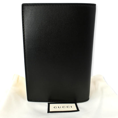 GUCCI Bi-Fold Leather Document Holder Black 547608