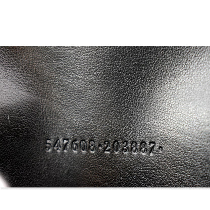 GUCCI Bi-Fold Leather Document Holder Black 547608