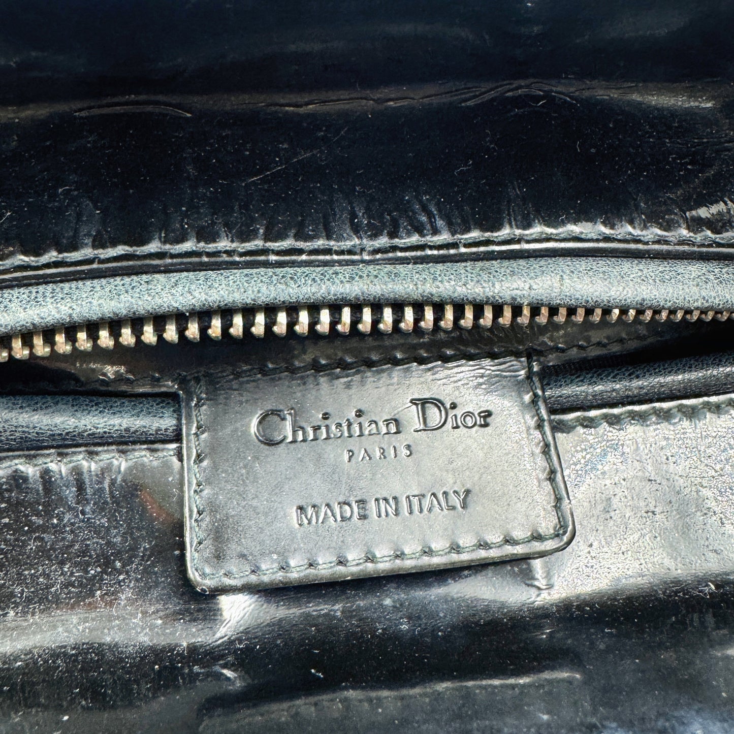 Christian Dior LadyDior Medium Patent leather Bag TWS