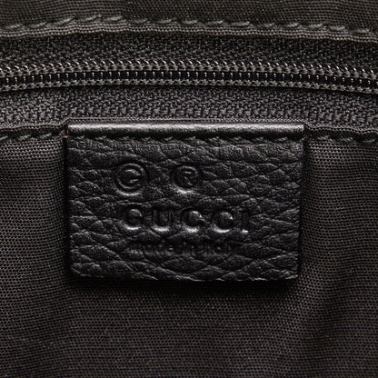 Gucci Abbey D-Ring Tote Bag Black GG Canvas