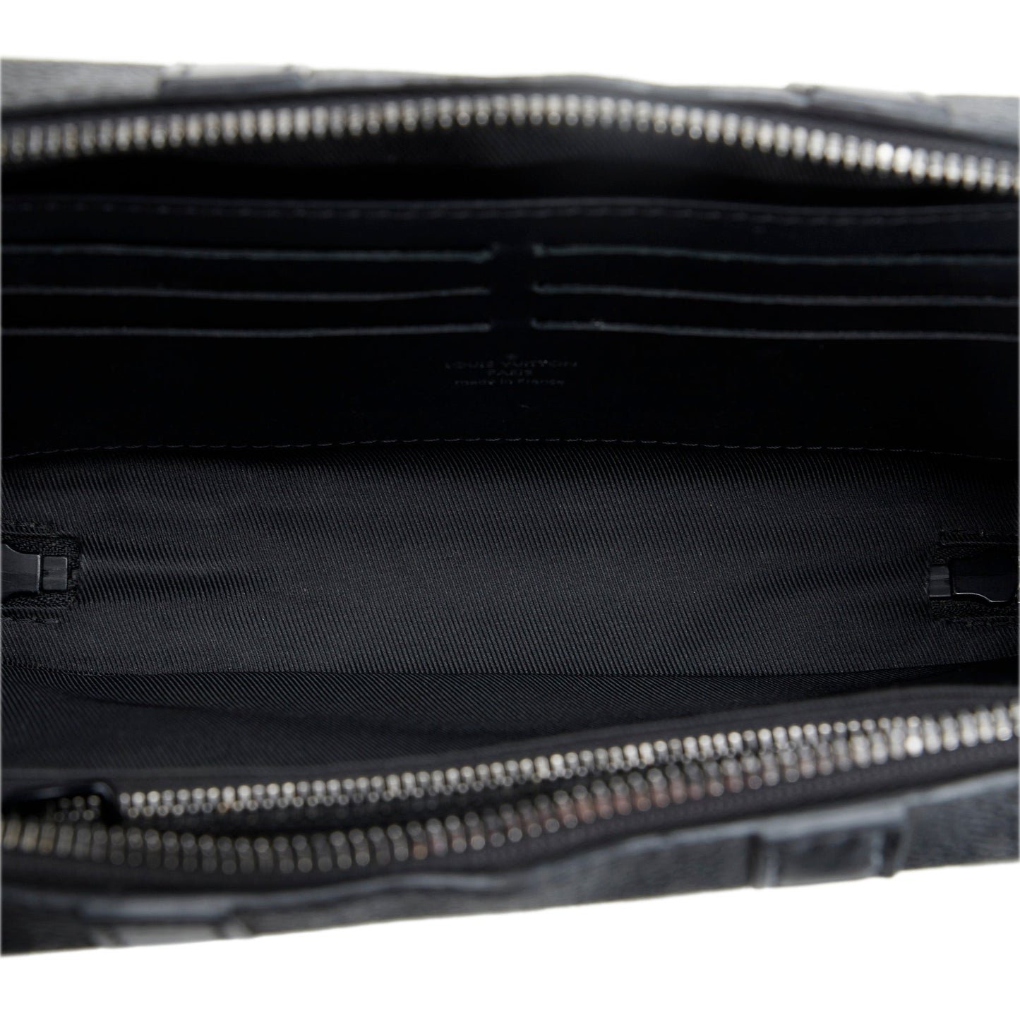 LOUIS VUITTON Monogram Eclipse Soft Trunk Wallet Crossbody Crossbody Bag