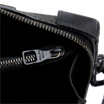 LOUIS VUITTON Monogram Eclipse Soft Trunk Wallet Crossbody Crossbody Bag