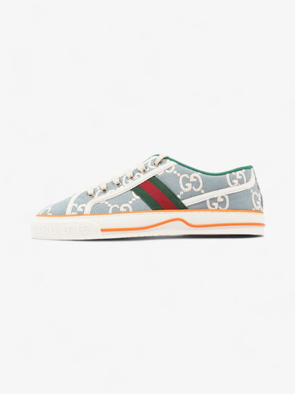 Gucci Tennis 1977 Light Blue / Orange Canvas EU 41 UK 8