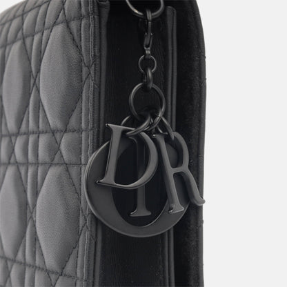 Christian Dior Lady Dior Pouch - Matte Black