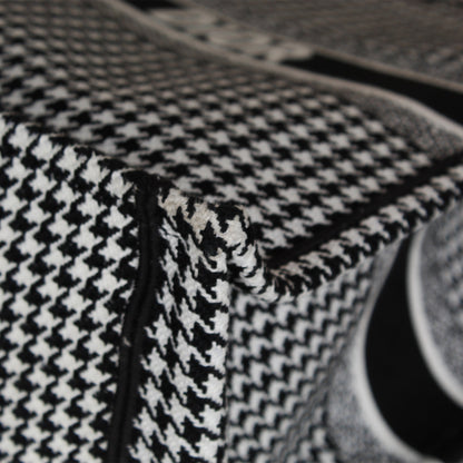 Large Dior Book Tote -  Houndstooth