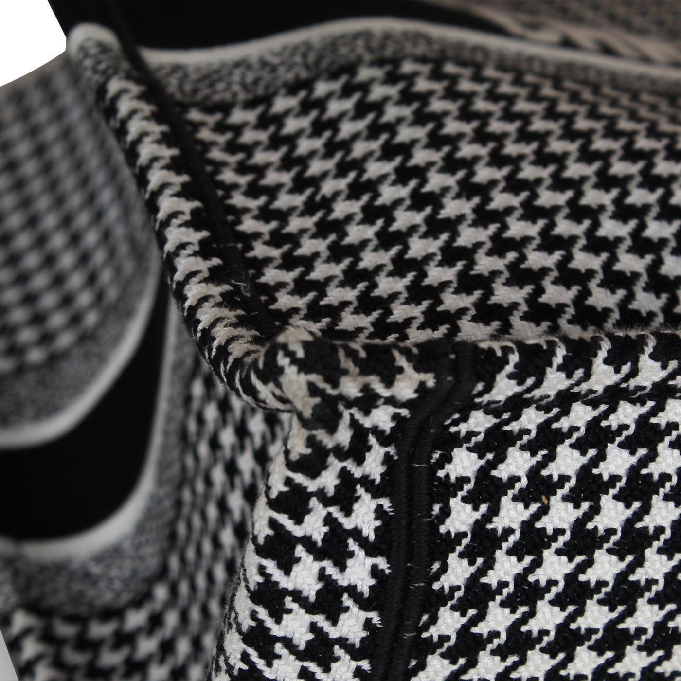 Large Dior Book Tote -  Houndstooth