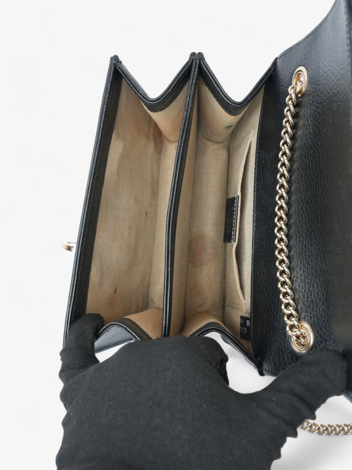 Gucci Interlocking Bag Black Leather