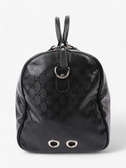 Gucci Fiat 500 Duffle Web Bag Black / Green / Red Canvas