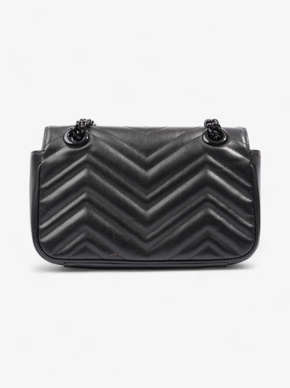 Gucci GG Marmont Black Matelasse Leather Mini