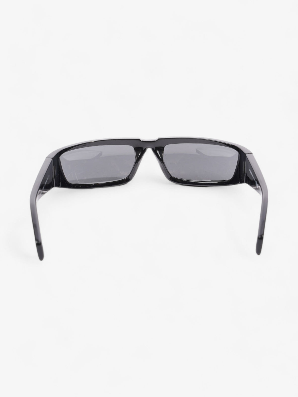 Prada Wrap Around Sunglasses Black Acetate 120mm