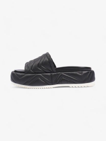 Gucci Angelina GG Platform Black Faux Leather EU 39 UK 6