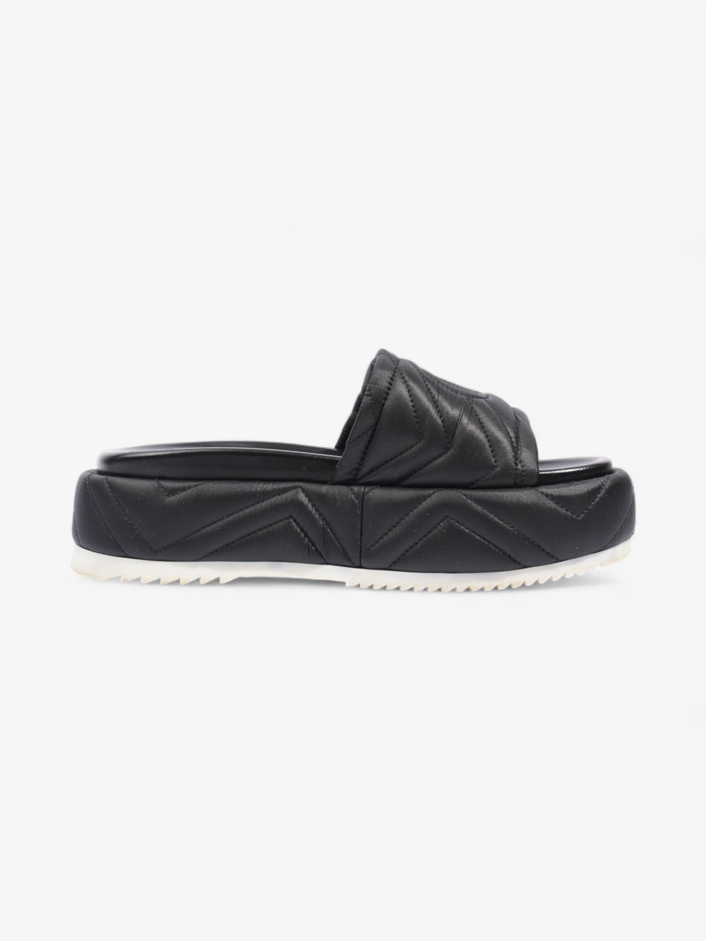Gucci Angelina GG Platform Black Faux Leather EU 39 UK 6