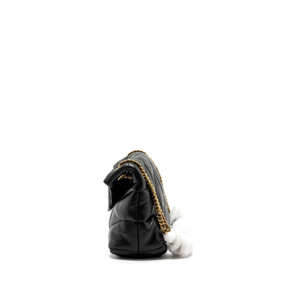 Saint Laurent/YSL Small Puffer Bag Nappa Black Multicolour Hardware