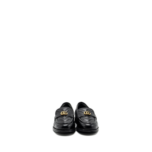 Gucci size 37.5 GG loafers black