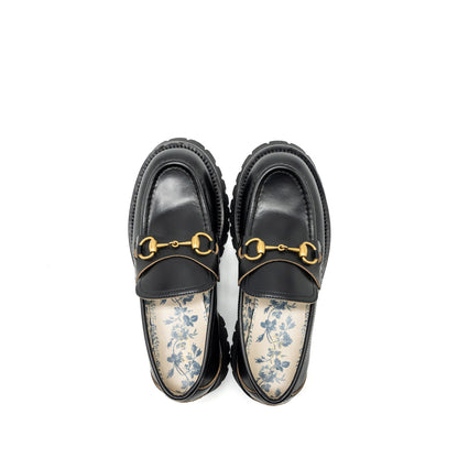 Gucci size 38 Jordan loafer calfskin black