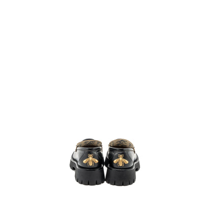 Gucci size 38 Jordan loafer calfskin black