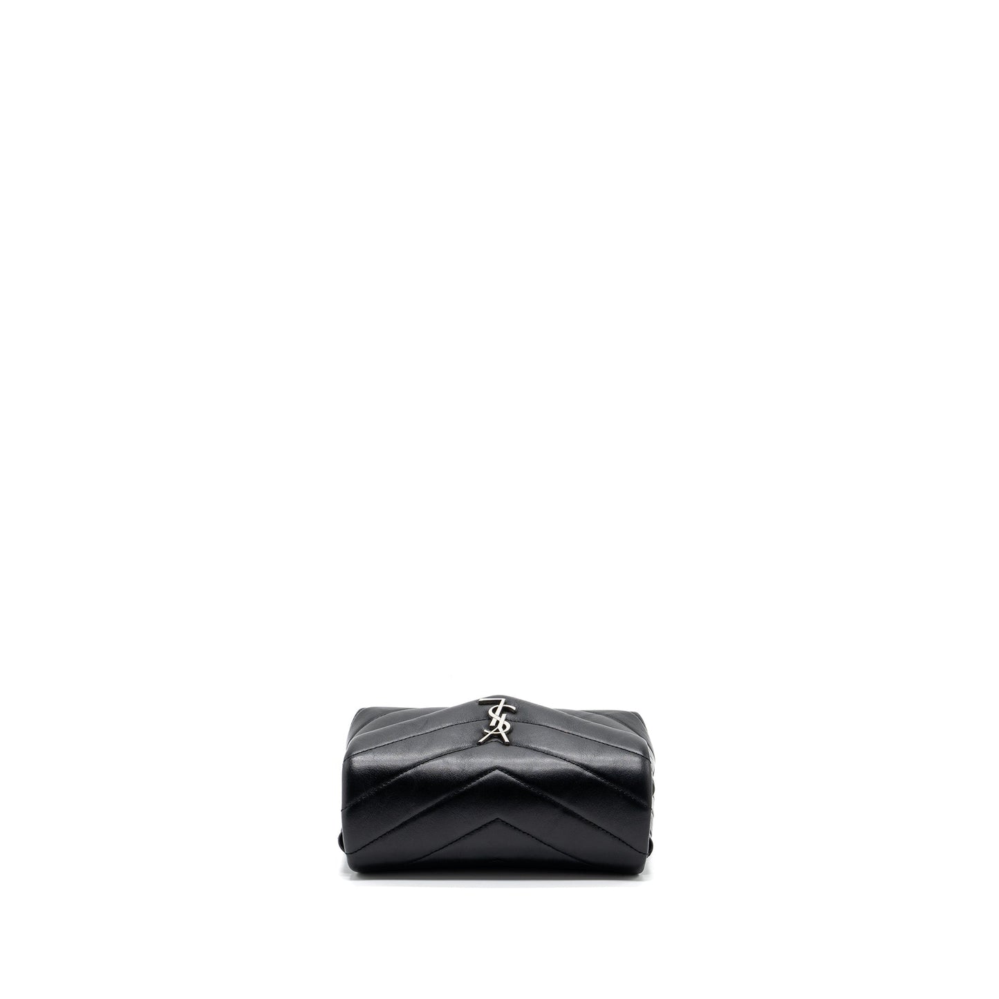 Saint laurent Loulou toy strap bag calfskin black SHW