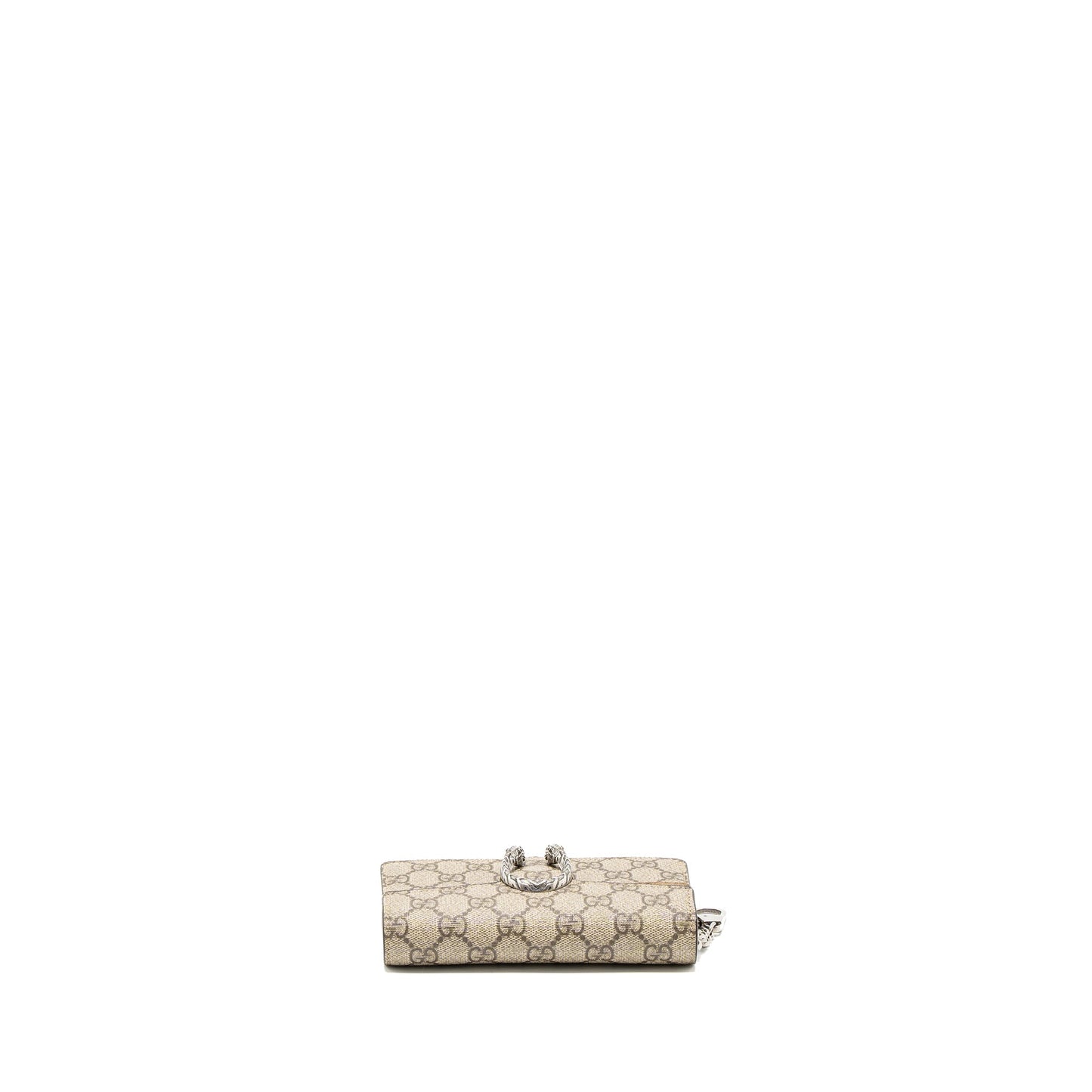 Gucci Dionysus Super Mini Bag GG Supreme/Suede Beige SHW