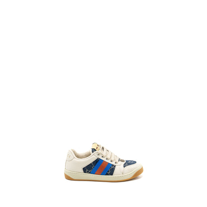 Gucci Size 34 Screener trainer Sneaker Denim Multicolour